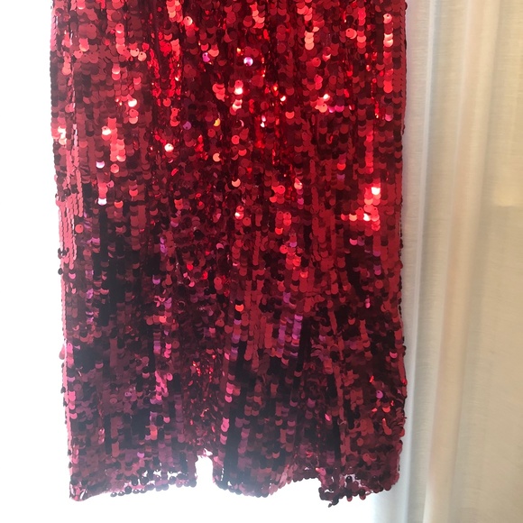 Dolce & Gabbana Fuchsia Sequin Off the Shoulder Dress NWOT MSRP $3495 IT38/US2 - Picture 9 of 12